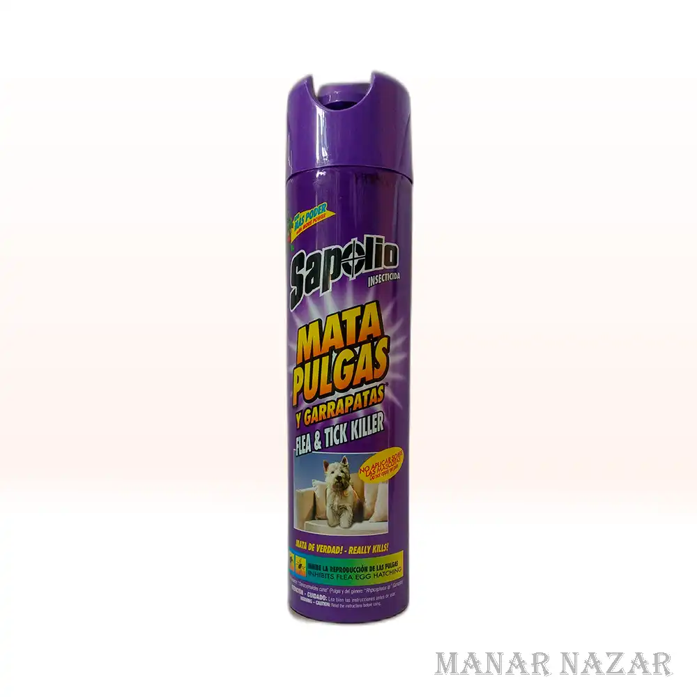 Insecticidas Sapolio Pulgas Y Garrapatas 360ml Manar Nazar