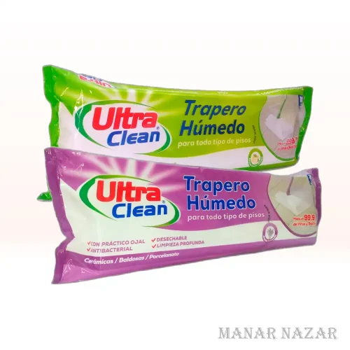 Traperos Húmedos para Pisos Ultra Clean 10 Uni.