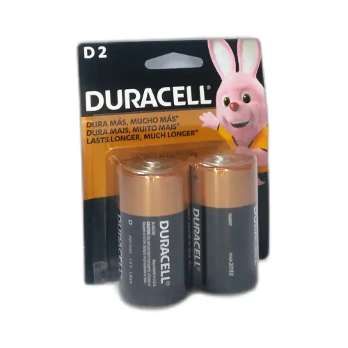 Pilas Duracell Alkalinas D2