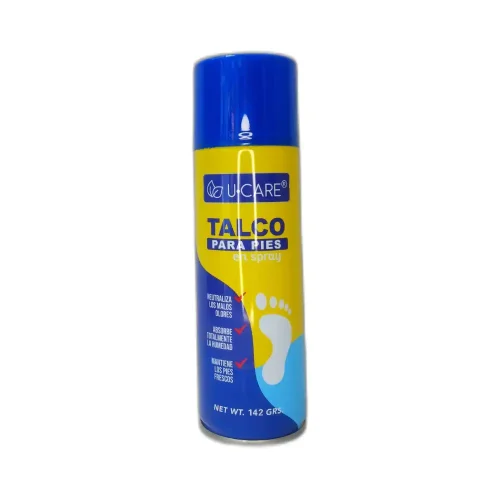 Talco en Spray Ucare para Pies 140g