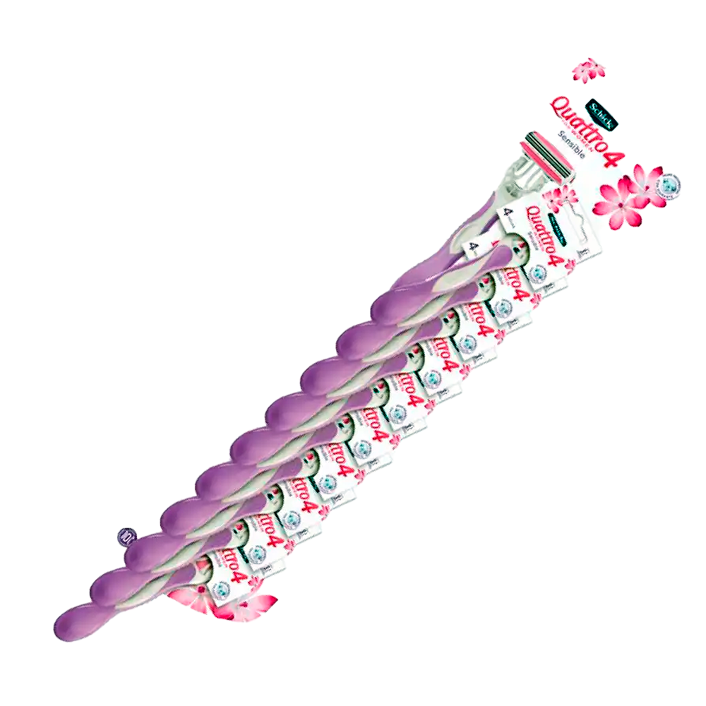 Display Máquina de Afeitar Shick Quatro Sensible