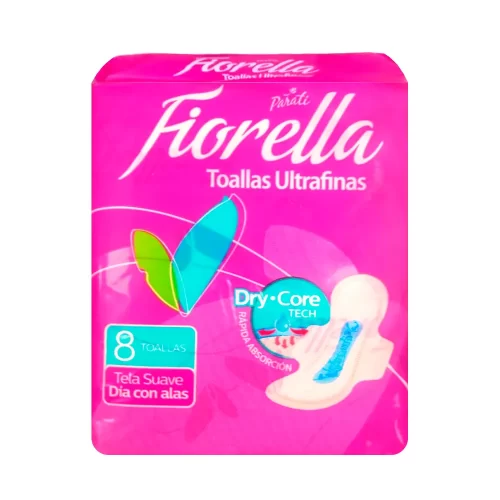 Fiorella Toallas Ultrafinas Día 8 u