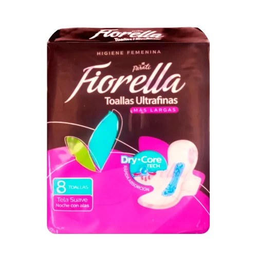 Fiorella Toallas Ultrafinas Noche 8 u