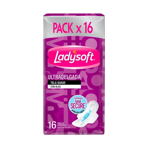 Ladysoft Ultradelgada con Alas 16 u