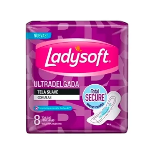 Ladysoft Ultradelgada con Alas 8 u