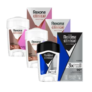 Antitranspirante en Crema Rexona Clinical 48g 96H