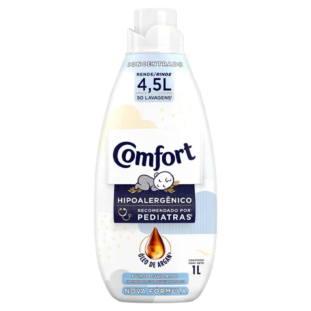 Suavizante Comfort Hipoalergénico 1 L