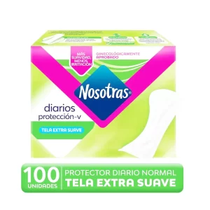 Protectores Diarios Normal Extra Suave Nosotras 100 u