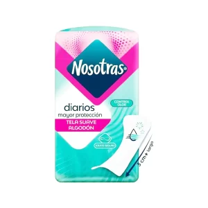 Protectores Diarios Tela Suave Nosotras 30 u