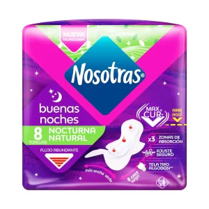 Toallas Nocturnas Natural Nosotras 8 u